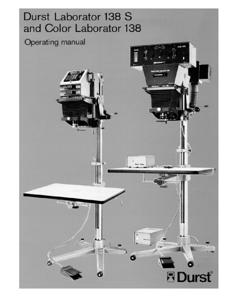 thumbnail of Durst Laborator 138S Bedienungsanleitung (EN) mit CLS 301