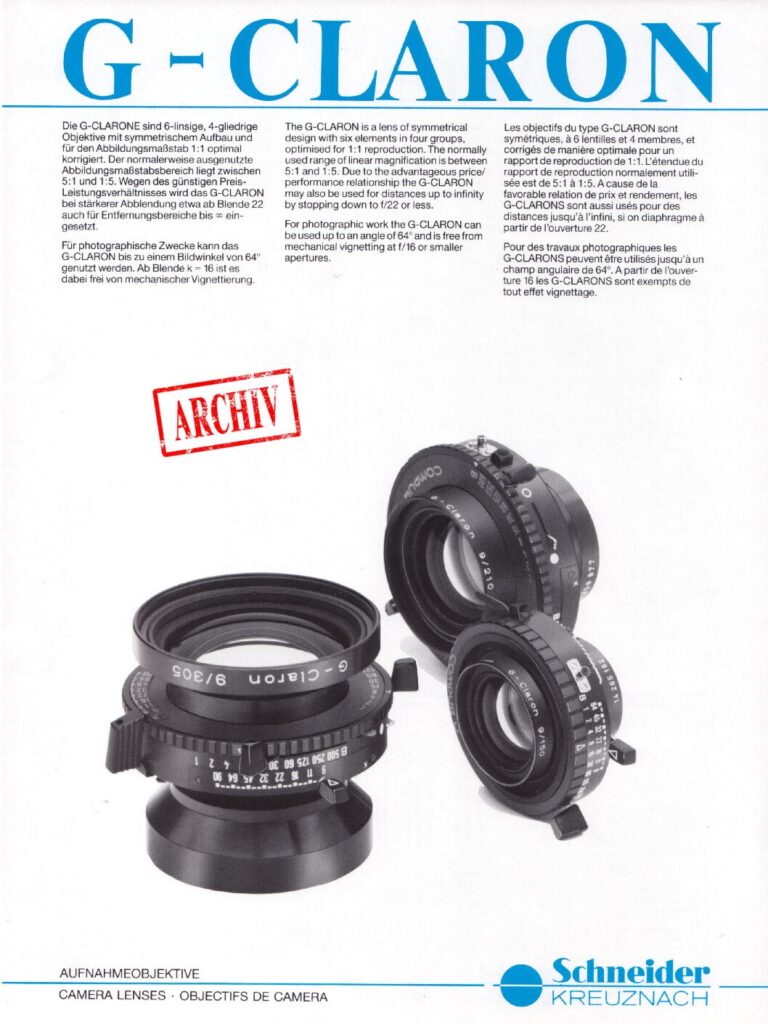 thumbnail of G-Claron (Plasmat Typen)