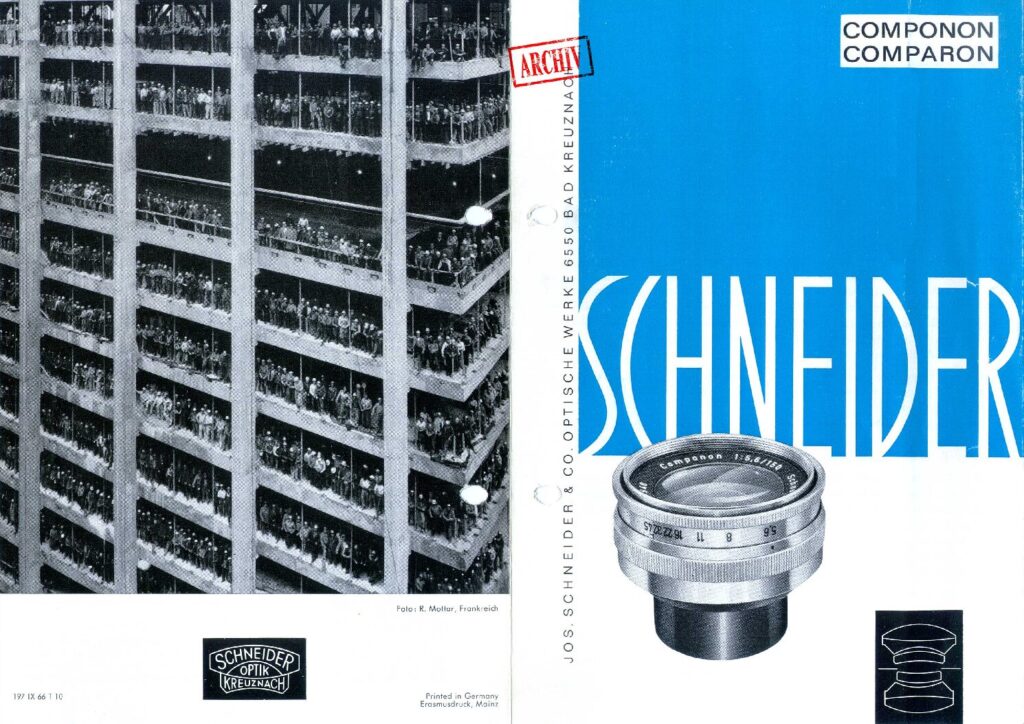 thumbnail of Componon Comparon 1966 (DE)