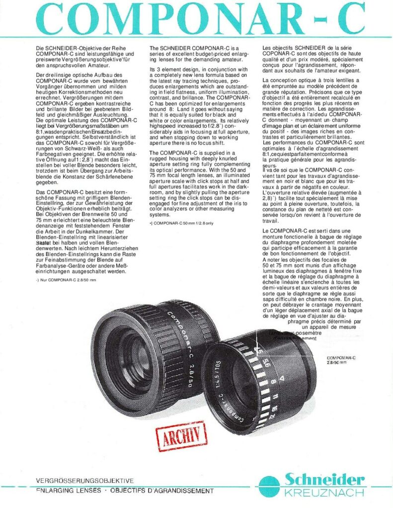 thumbnail of Componar-C 1985 (DE EN FR)