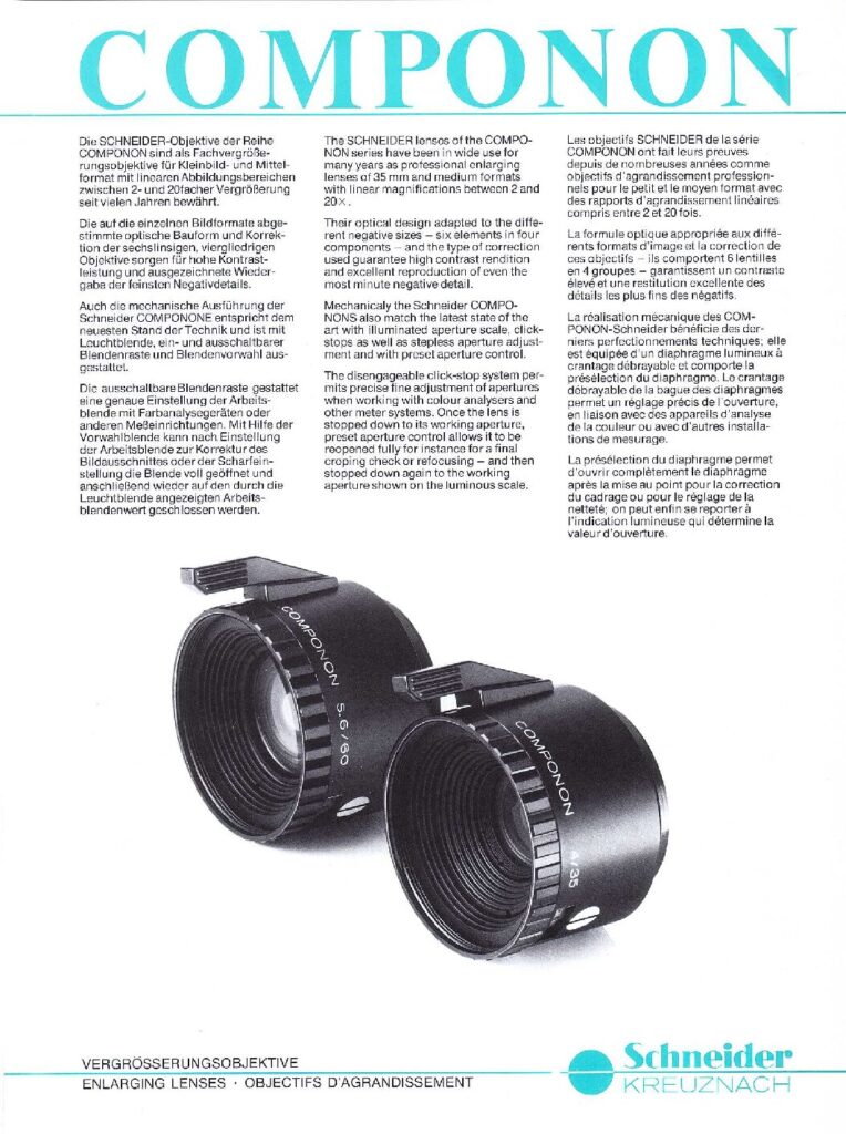 thumbnail of Componon 1985 (DE EN FR)