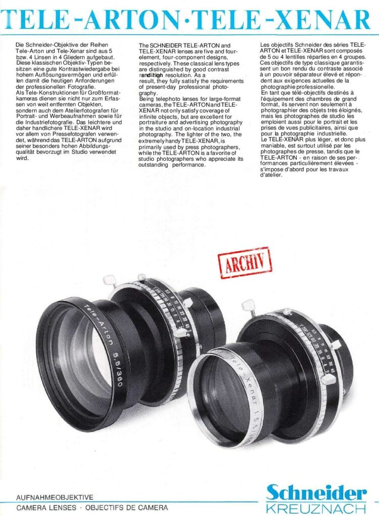 thumbnail of Tele-Arton und Tele-Xenar 1980 (DE EN FR)