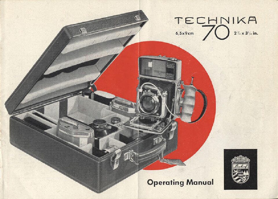 thumbnail of Operation Manual Linhof Technika 70